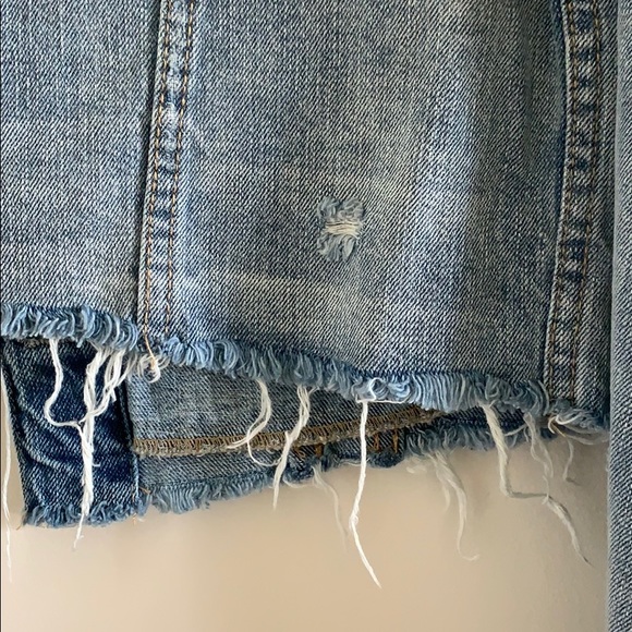 Pistola Can’t Wait Distressed Denim Jacket Small - Picture 8 of 9